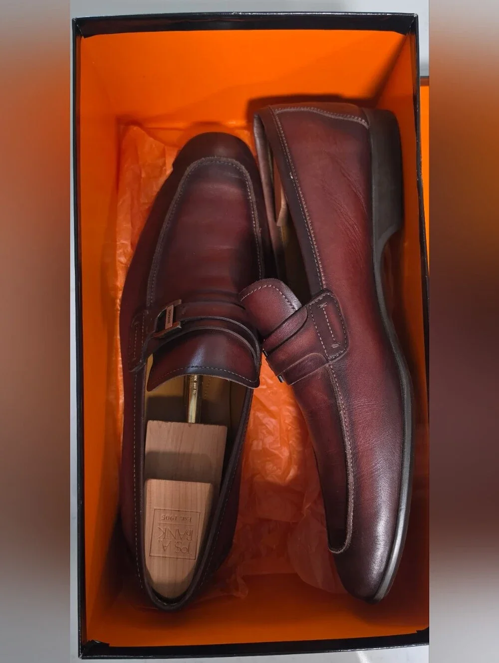 Magnanni Mid Brown Raso II Style 25742 US Mens Size 13 EU46